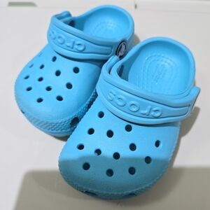 CROCS Kids Aqua Blue Sandals